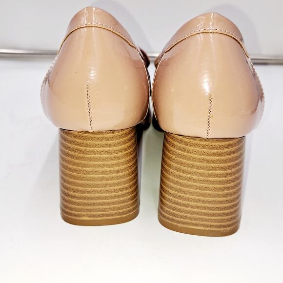 Journee Collection Womens Tru Comfort Foam Malleah Loafer Stacked Heel Pumps 7.5 - Picture 5 of 8